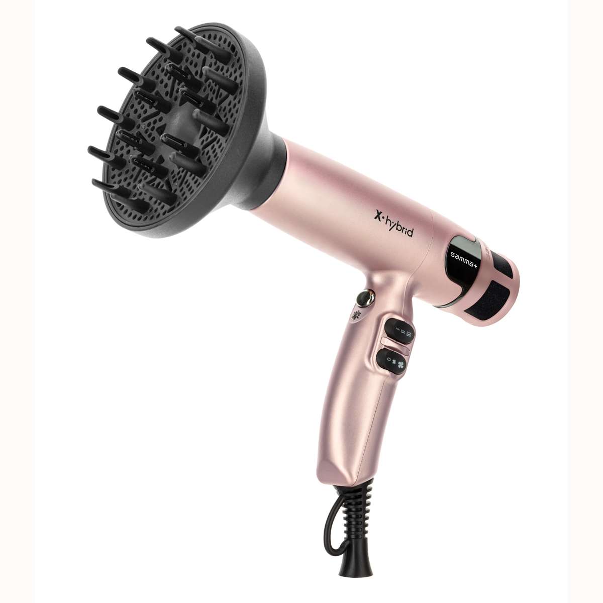GammaPiù X-Hybrid Professioneller Haartrockner Ionic Technology Gold Rose 1800 W