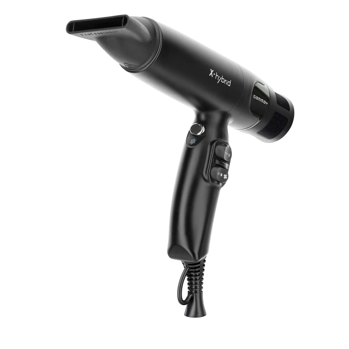 GammaPiù X-Hybrid Professioneller Haartrockner Ionen-Technologie Schwarz 1800 W