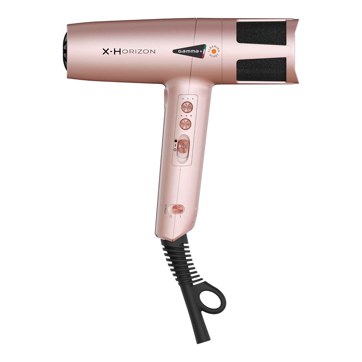 GammaPiù X.Horizon Professioneller Haartrockner mit Ionengenerator, digitalem G-Tron Turbomotor, 1600 W, Roségold