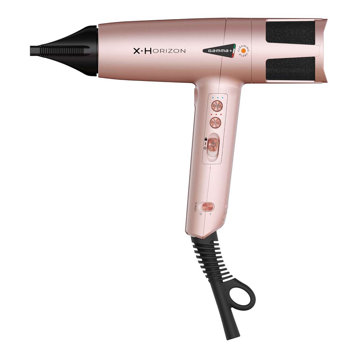 GammaPiù X.Horizon Professioneller Haartrockner mit Ionengenerator, digitalem G-Tron Turbomotor, 1600 W, Roségold