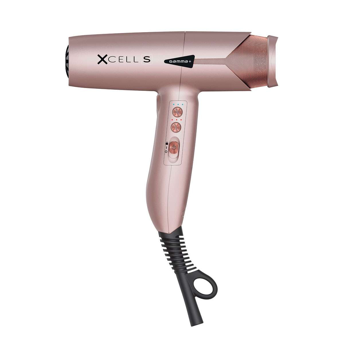GammaPiù XCell Bakterientötender ultraleichter Haartrockner mit Digitalmotor und Ionen-Technologie 1600 W Roségold