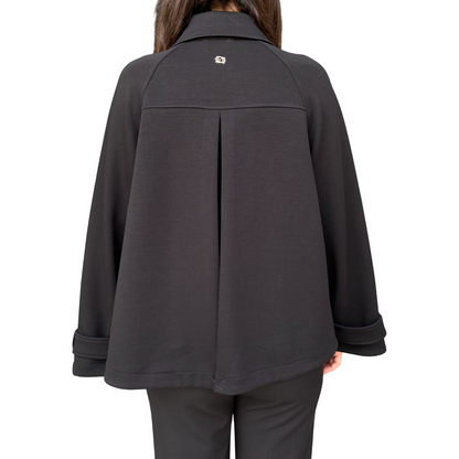 Gaudì Caban Donna Doppiopetto Nero 521BD34002 | Giacca in Cotone