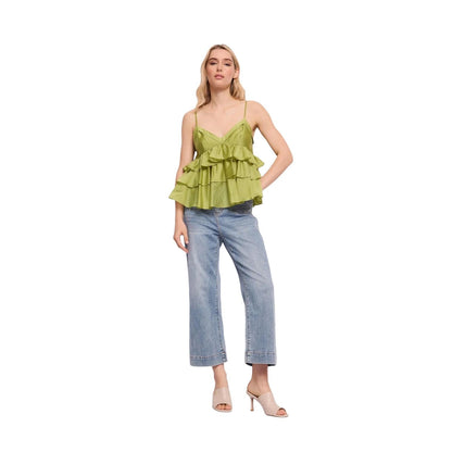 Gaudì Jeans Donna Straight Cropped 611BD26044 Blu Chiaro