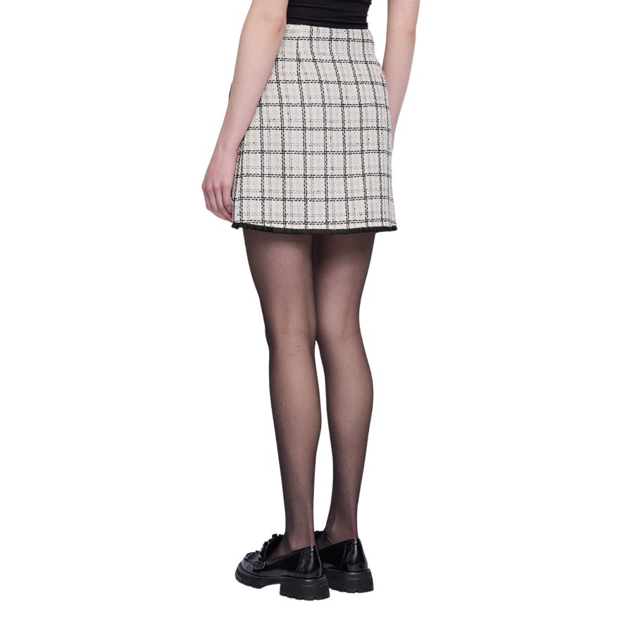 Gaudì Minigonna Check in Misto Lana 521BD75003 | Gonna in Tweed