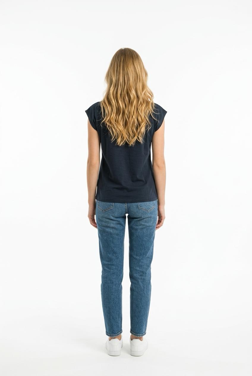 Gaudì T-shirt Donna Stampa Floreale Laminata 611BD64038 2991 Nero
