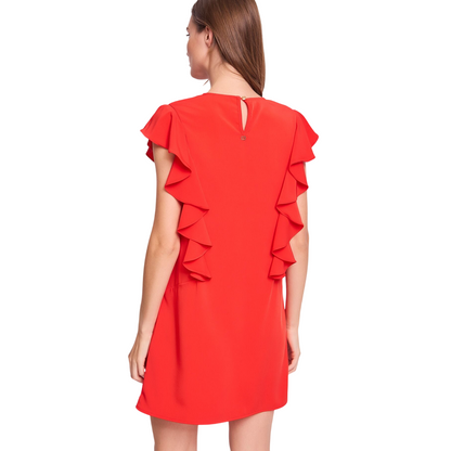 Gaudì abito da donna con volant 511BD15005 2719 rosso