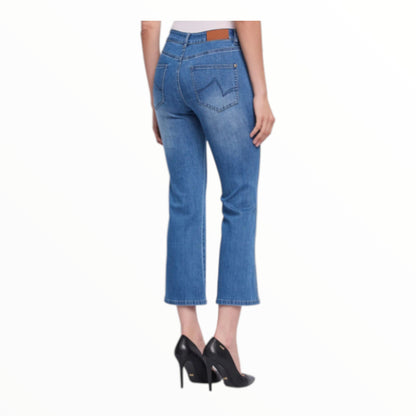 Gaudì Jeans 611BD26014 Blu Chiaro Flare Cropped Donna