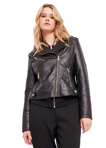 Gaudì giubbotto da donna in ecopelle 321BD38003 2001 nero