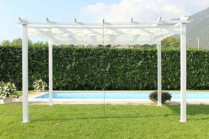 Gazebo Astoria Bianco: 3 x 3 metri di Comfort e Stile