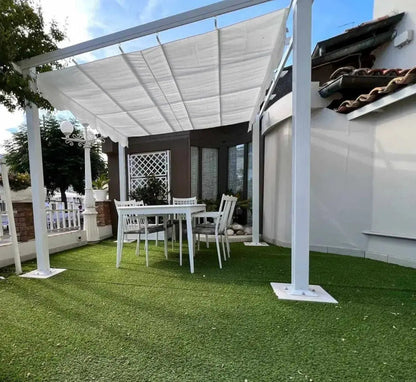 Gazebo Astoria Bianco: 3 x 3 metri di Comfort e Stile