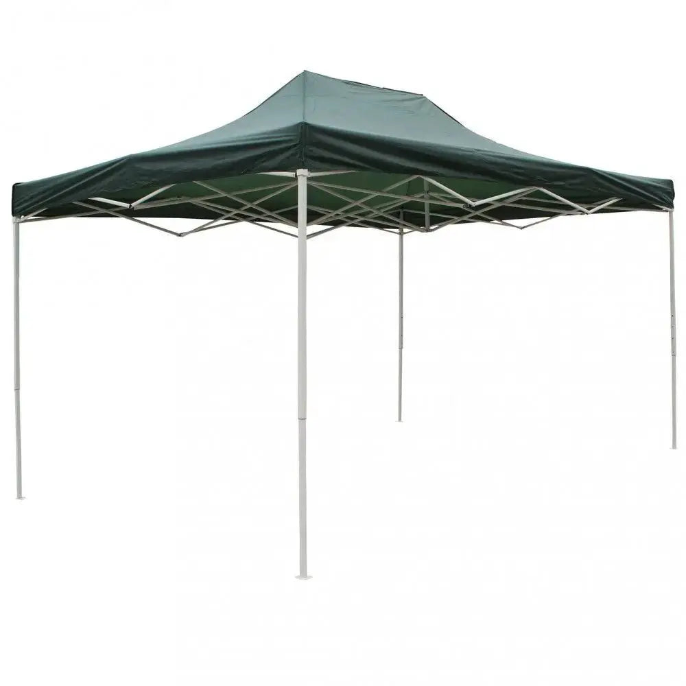 Gazebo Party 3x4,5 - Telo in poliestere Verde 420D con struttura in metallo