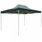 Party Gazebo 3x4.5 - Green 420D polyester cover with metal frame