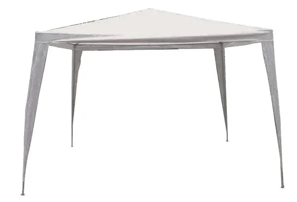 Weißer Pavillon mit Eisenkonstruktion, 3x3 Meter