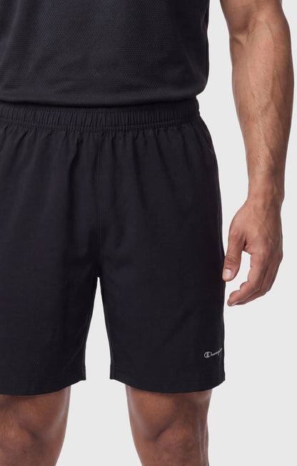 Champion pantaloncino sportivo uomo 7” in Tessuto Stretch 222774-KK001 nero