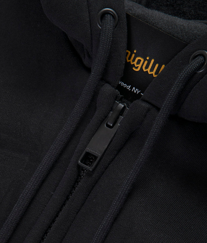 RefrigiWear Frankie Fleece F20308 F09102 G06000 Uomo Nero - Felpa Scuba