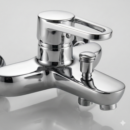 RUBINETTO MISCELATORE CROMATO CASA VASCA LAVABO LAVANDINO KIT MONTAGGIO 8562*