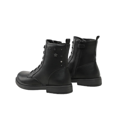 Geox Stivaletto anfibio da ragazza Eclair G.Q. Geobuck J169QQ 00054 C9999 nero