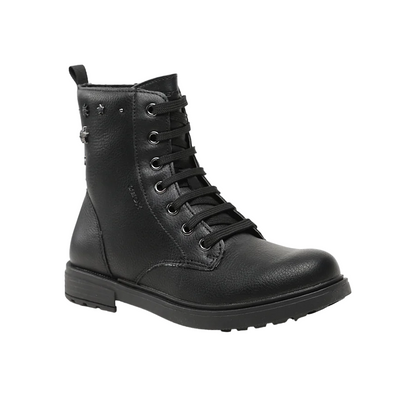 Geox Stivaletto anfibio da ragazza Eclair G.Q. Geobuck J169QQ 00054 C9999 nero