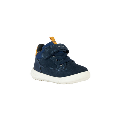 Geox Scarponcini Hyroo B365DA per Bimbo - Blu Navy e Ocra