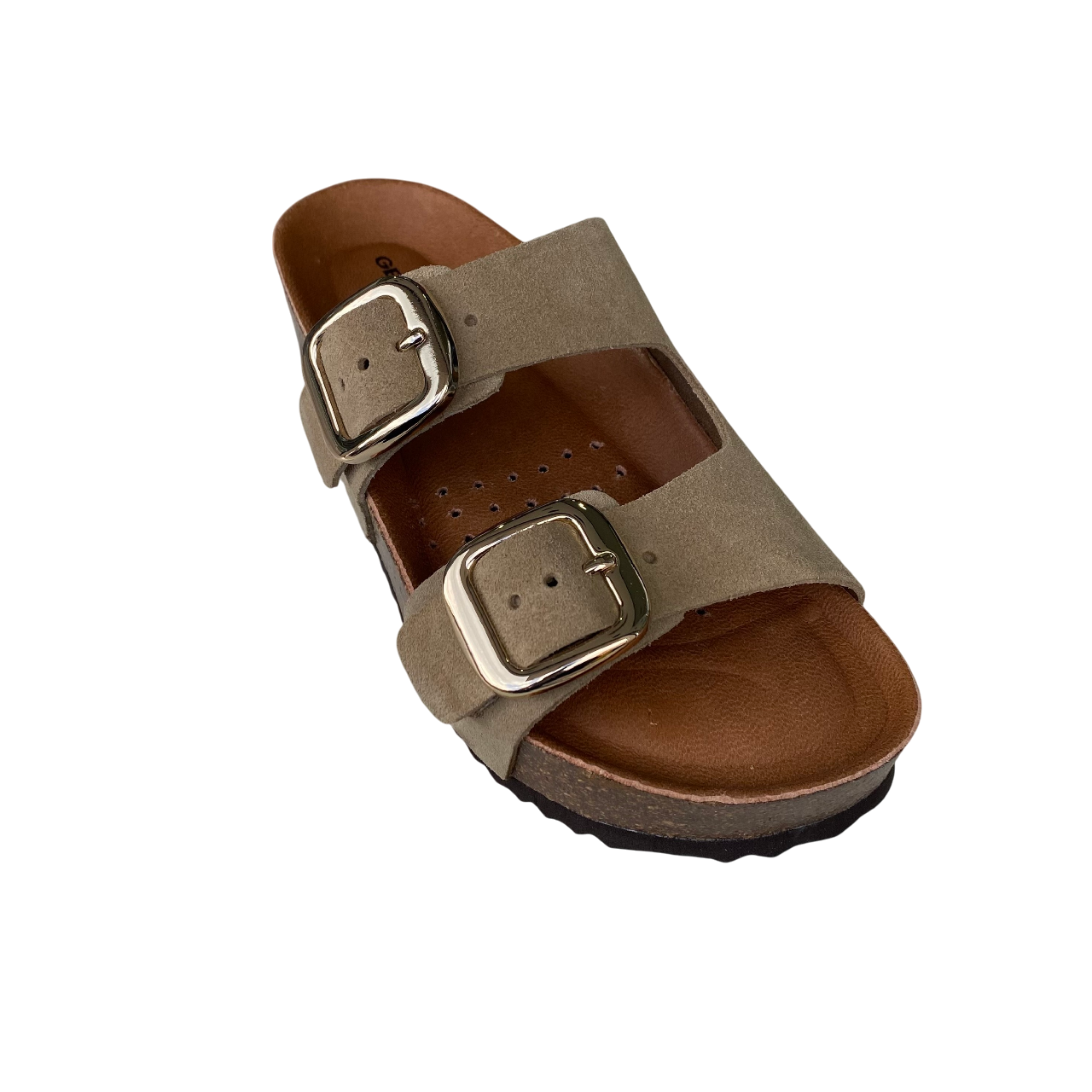 Geox sandalo da donna con zeppa D551DA 00022 C6738 tortora