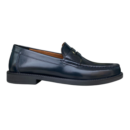 Geox Recanati Mocassino Uomo in Pelle Blu U4593C-00043-C4002