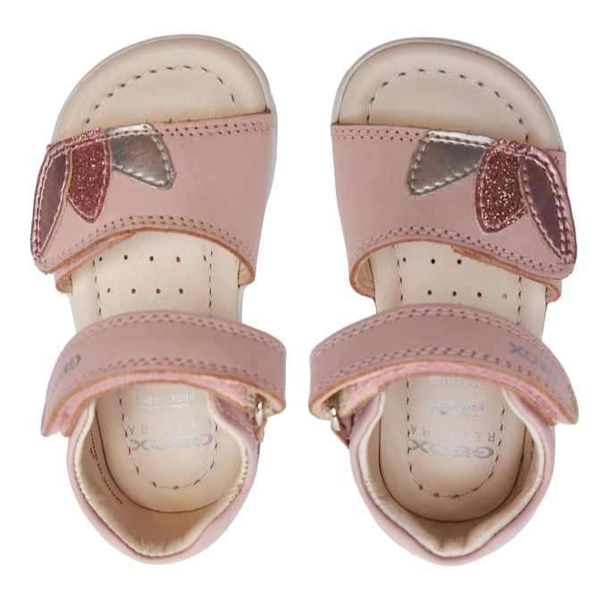 Geox sandalo da bambina con strappo Alul B451YB 085NF C8237 rosa