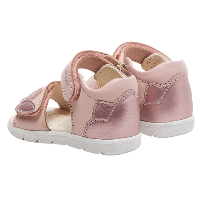 Geox sandalo da bambina con strappo Alul B451YB 085NF C8237 rosa