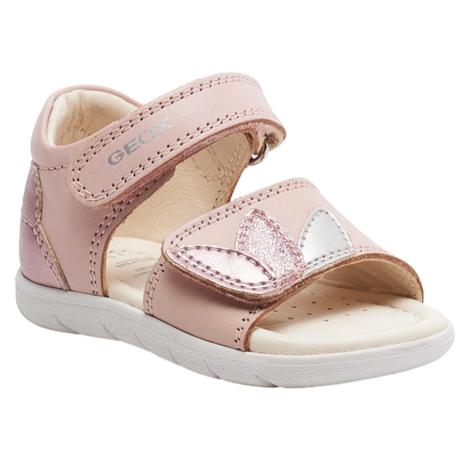 Geox sandalo da bambina con strappo Alul B451YB 085NF C8237 rosa