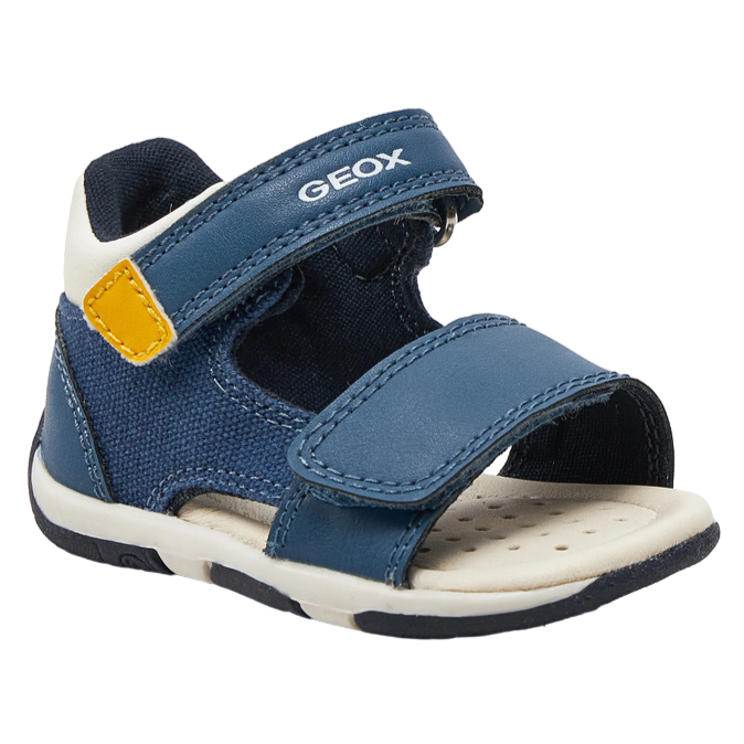 Geox sandalo da bambino Tapuz B450XB 05410 C4B2G
 blu giallo