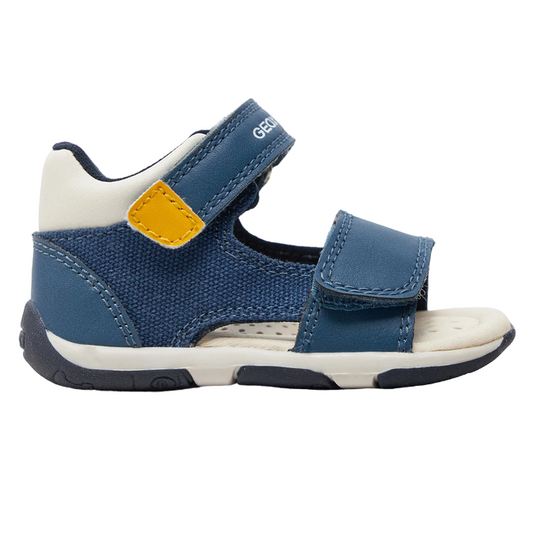 Geox sandalo da bambino Tapuz B450XB 05410 C4B2G
 blu giallo