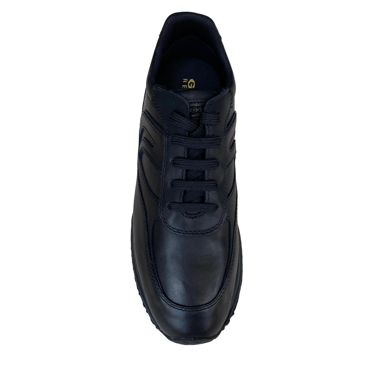 Geox Happy U4562A 00043 C9999 Nero - Sneaker Casual Uomo Pelle Traspirante