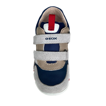 Geox Iupidoo B3555D Lifestyle Sneakers Bambino Beige Blu - 022BC C0819