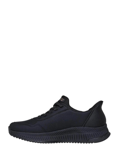 Skechers scarpa sneakers da donna Slip-ins Bob Squad 4 Key Look 117740/BBK nera