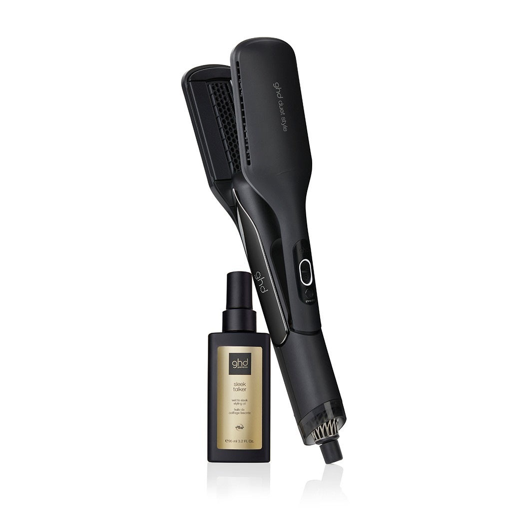 Ghd Duet Style Professional 2-In-1 Warmluftstyler – 2-in-1 Glätteisen zum Trocknen und Glätten und Ghd Sleek Talker