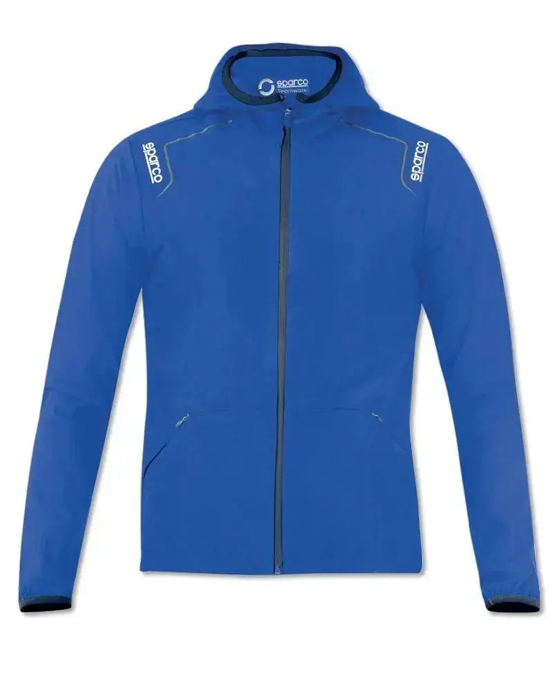 Giacca antivento sparco wilson azzurro