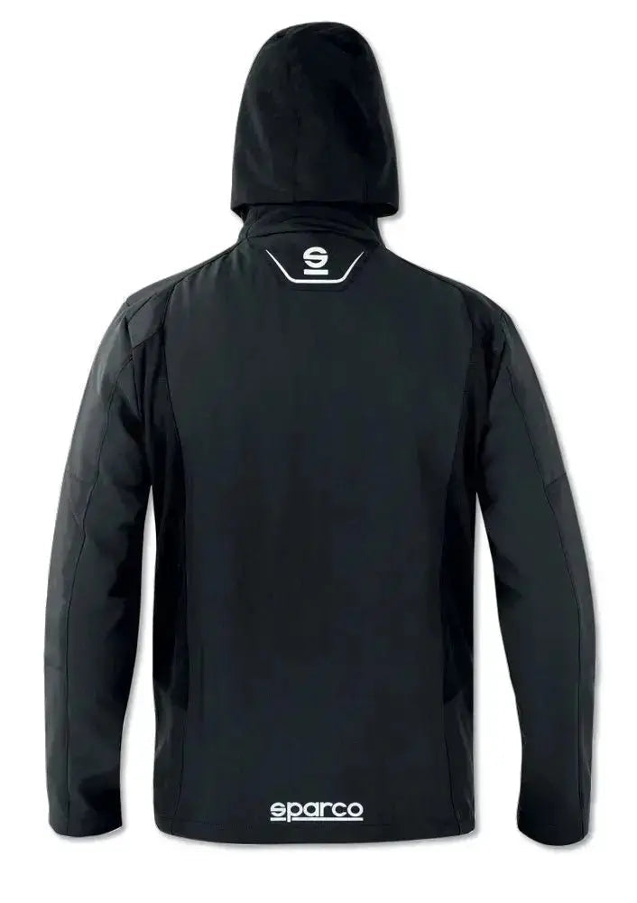 Giacca idrorepellente softshell sparco nera