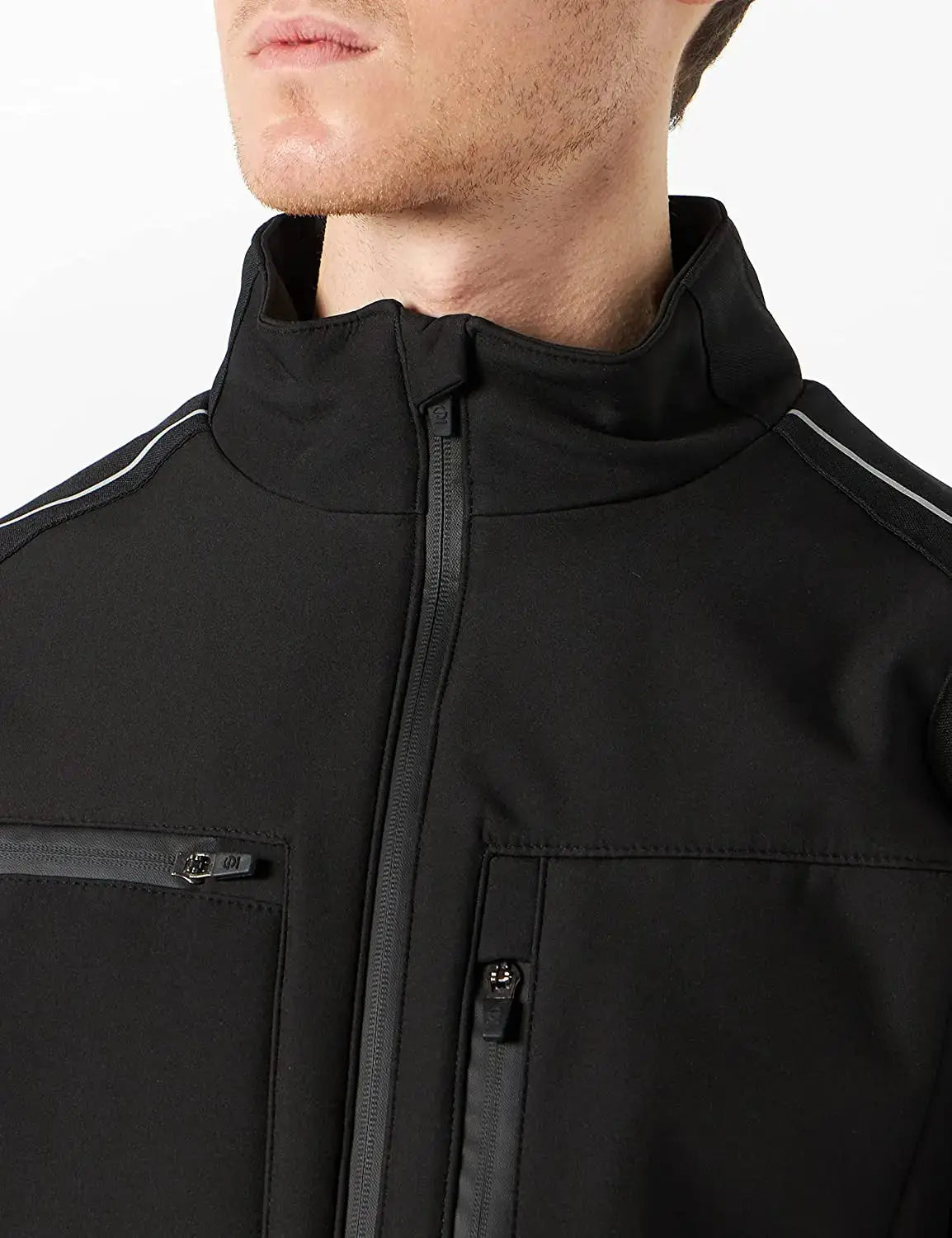 Giacca idrorepellente softshell sparco nera