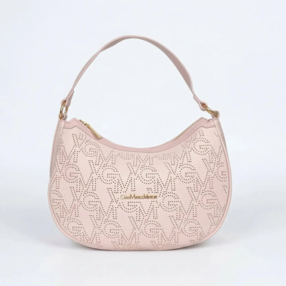 Gianmarco Venturi Borsa Hobo in Ecopelle con Finiture Dorate