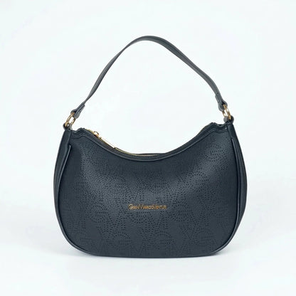 Gianmarco Venturi Borsa Hobo in Ecopelle con Finiture Dorate