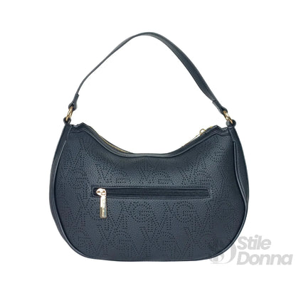 Gianmarco Venturi Borsa Hobo in Ecopelle con Finiture Dorate