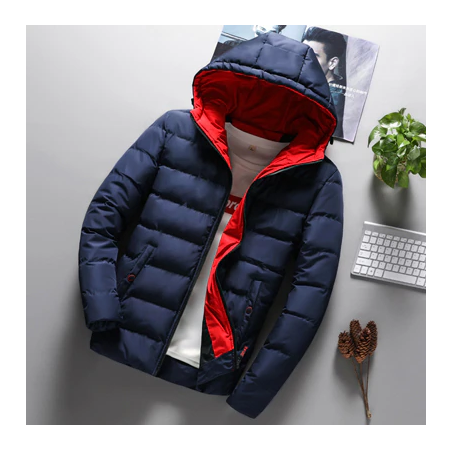 Giubbotto Uomo Invernale in Cotone – Giacca Calda Elegante e Comoda