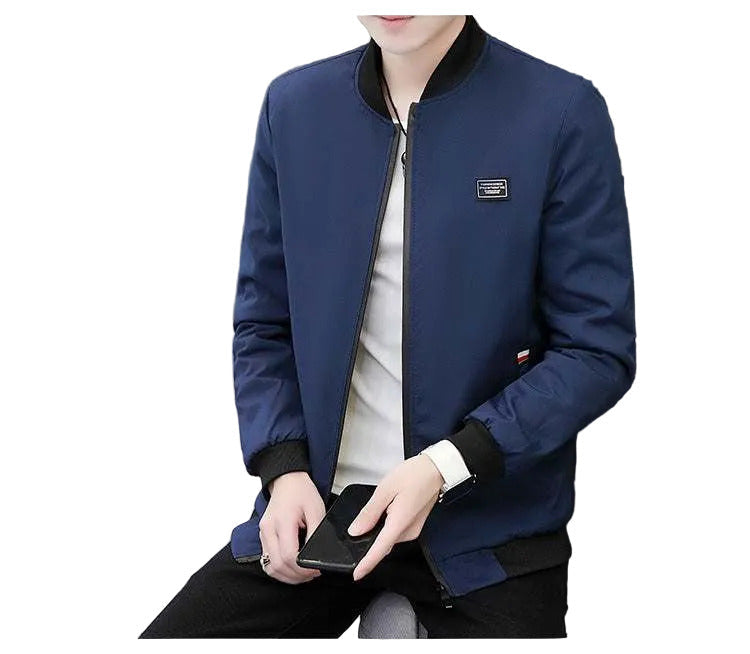 Giubbotto Primavera Uomo Slim Fit in Cotone Morbido