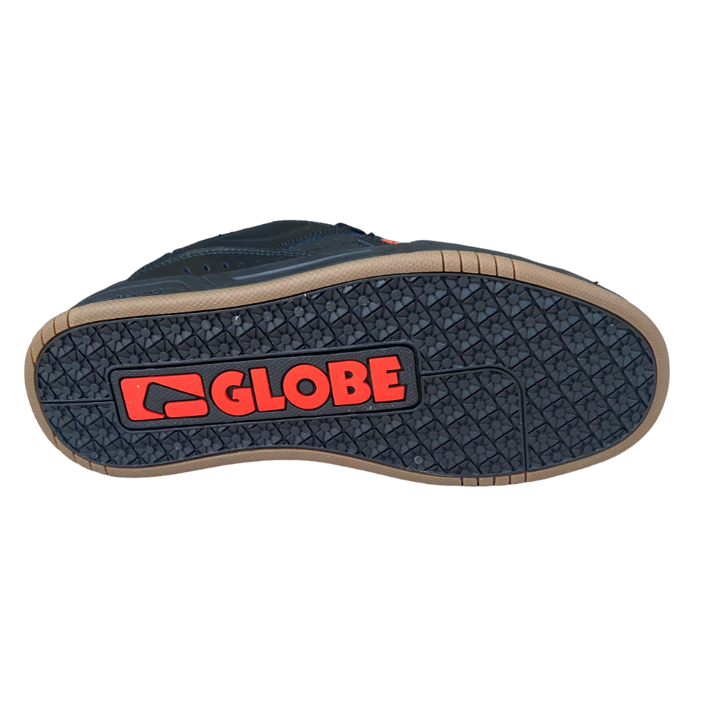 Globe Fusion Uomo Nero Rossa Lifestyle Sneakers - GBFUS20597