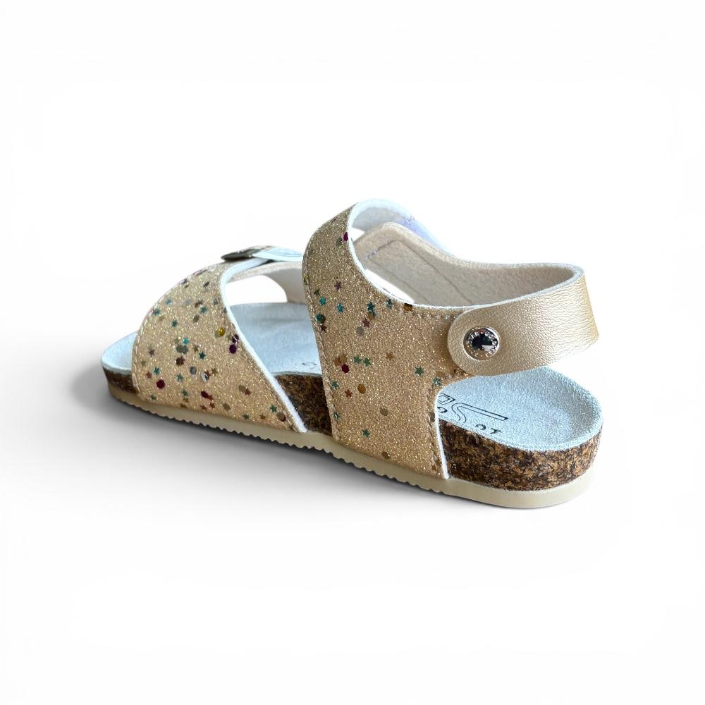 Goldstar Rafting Sandalo Bambina con Strappo Platino - GS847M