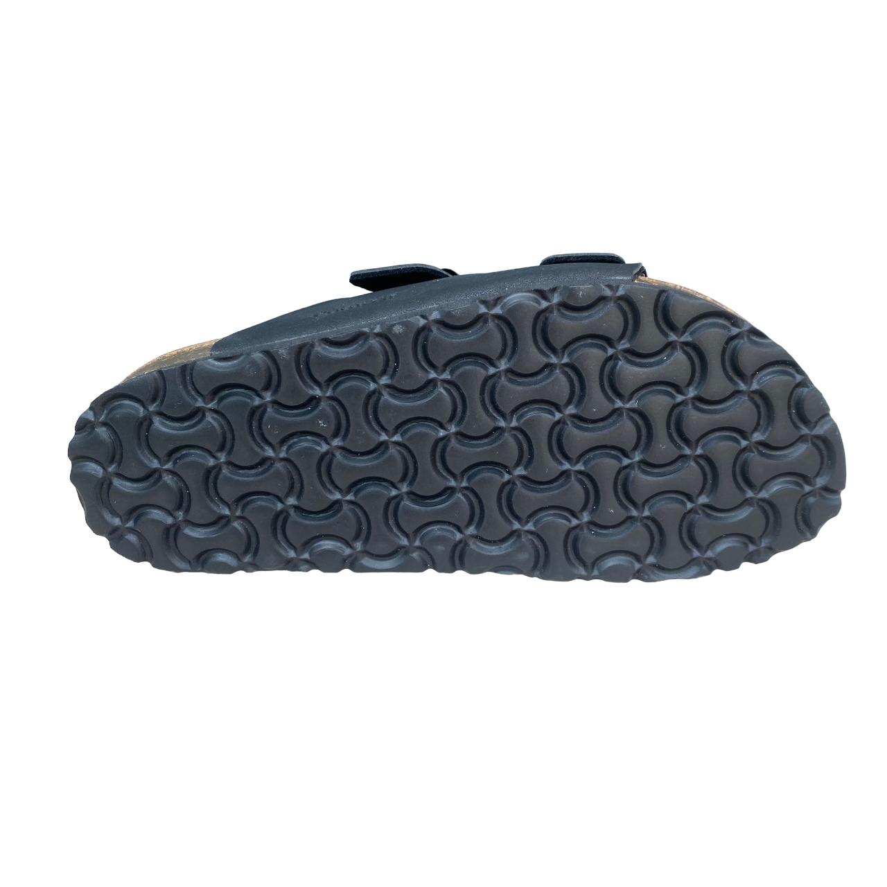 Goldstar Ciabatte Uomo Pelle 2 Fibbie Regolabili Nere - GS39900