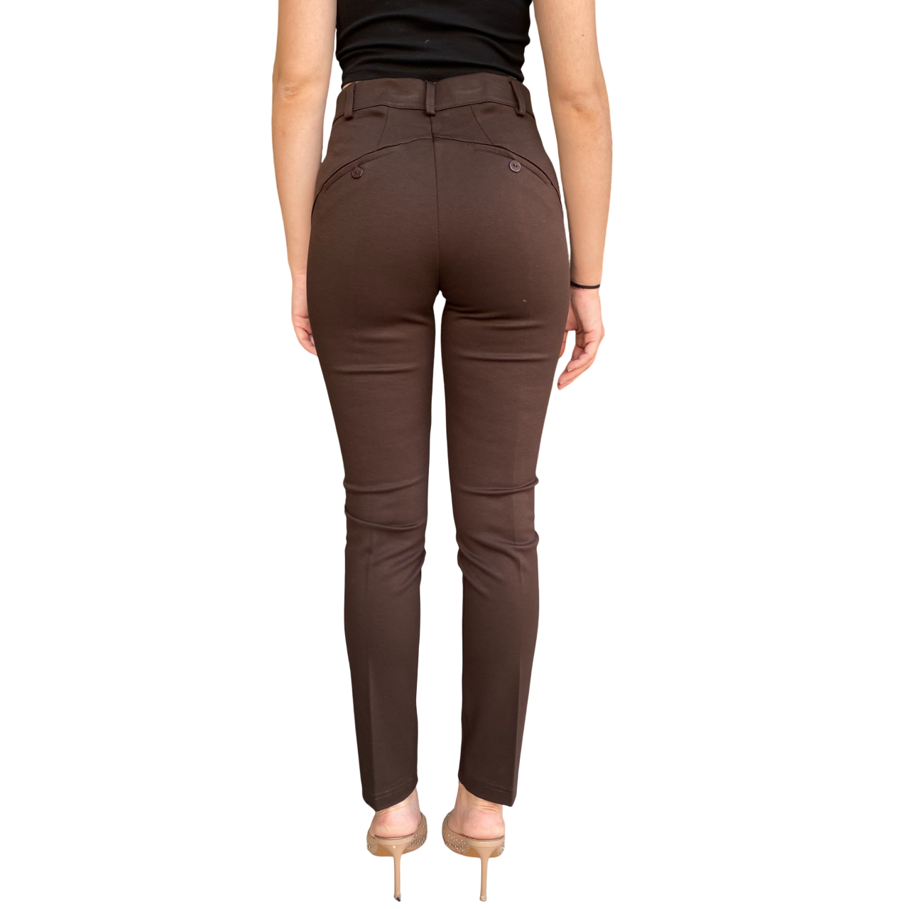 Griffai D5968: Pantalone Push-Up Donna Marte Nero