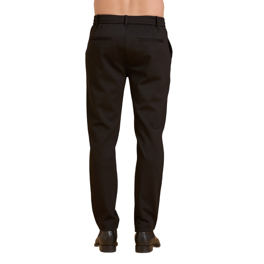 Griffai Pantalaccio Uomo Punto Milano Nero neroUGF3758 | Comfort Elasticizzato & Stile Casual