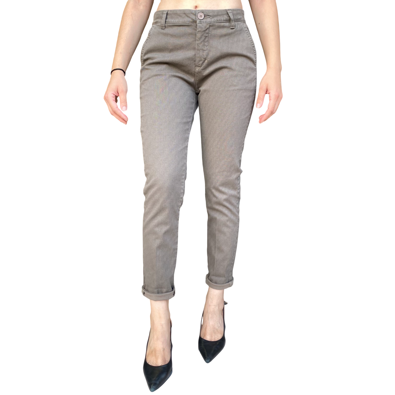 Griffai Pantalone donna Aurora DGF6001 Fango