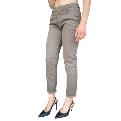 Griffai Pantalone donna Aurora DGF6001 Fango