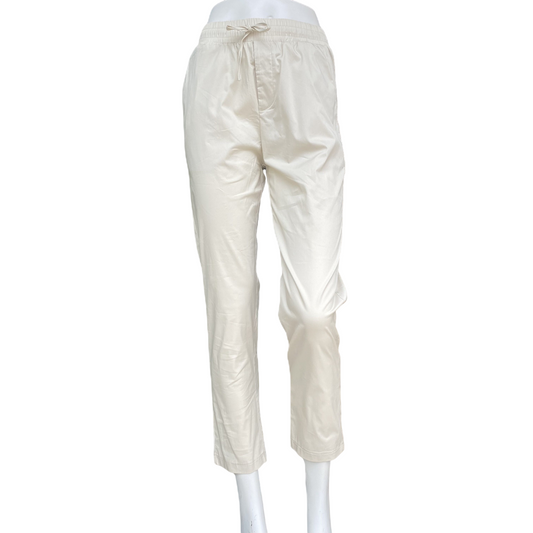 Griffai pantalone da donna in tessuto tecnico con elastico e laccio in vita DGP6306 beige
